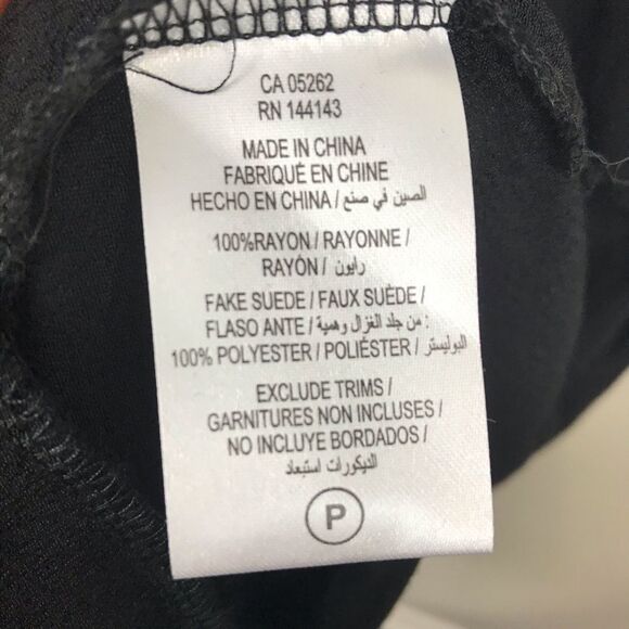 NEW Boutique‎ Black Cut Out Faux Suede Long Sleeve Mini Boho Dress - Picture 13 of 13